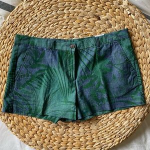 NWT Blue Tropical Print Size 12 Gap Shorts